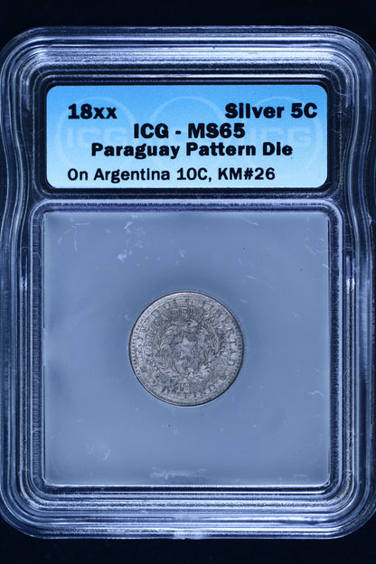 Paraguay AR 10 Centavos Pattern S789