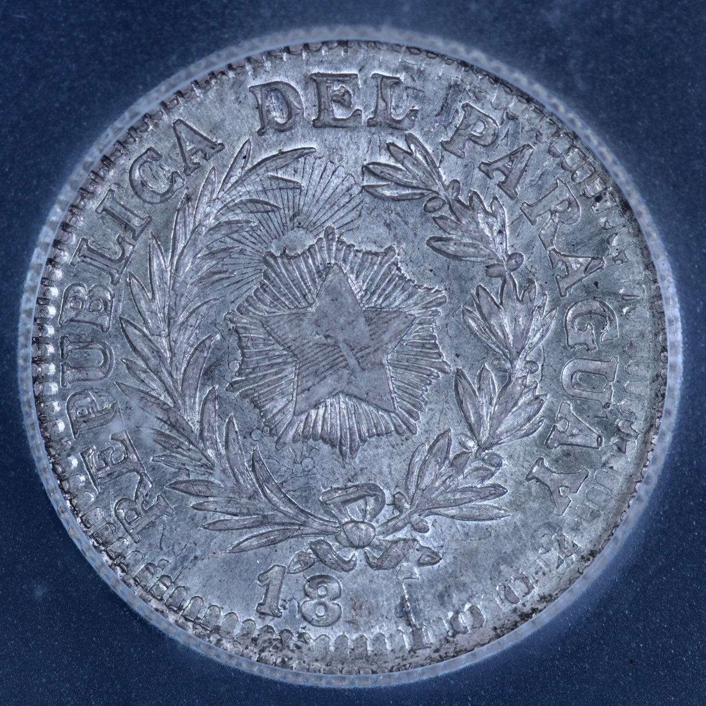 Paraguay Silver Restrike Pattern 20 Centavos S790