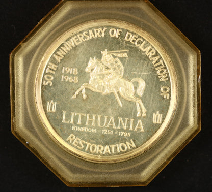 Lithuania 1968 commemorative 50th Anniversary of Lithuanian Independence (1918-1968) B566