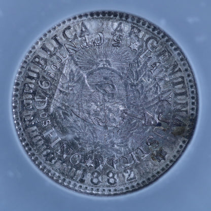 Paraguay AR 10 Centavos Pattern S789