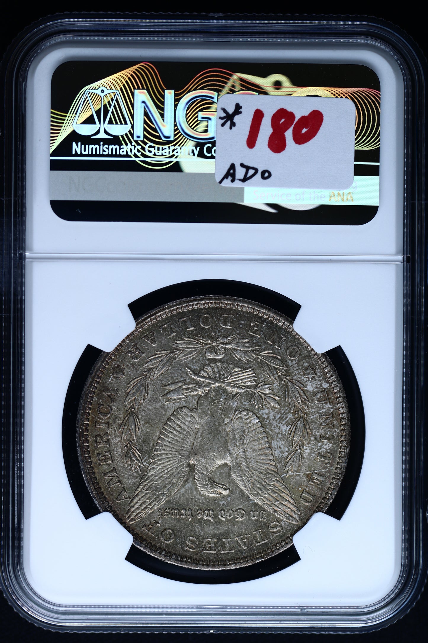 US 1904-O Morgan Silver Dollar MS-63 NCG 'Toned' S856