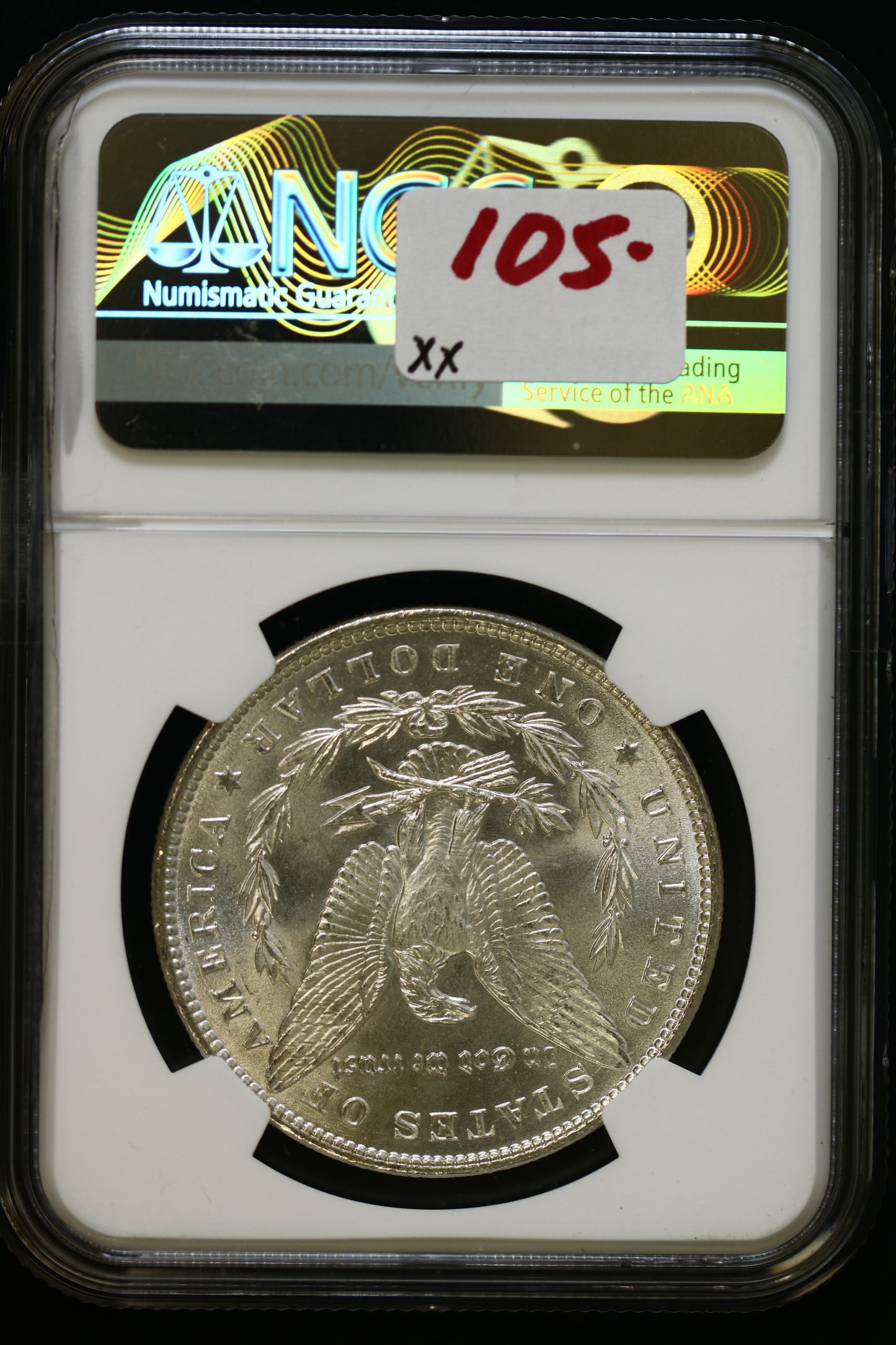 US 1886 Morgan Silver Dollar MS-64 NCG S838