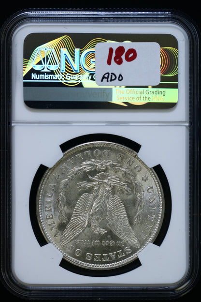 US 1921-D Morgan Silver Dollar MS-63 NCG S8569