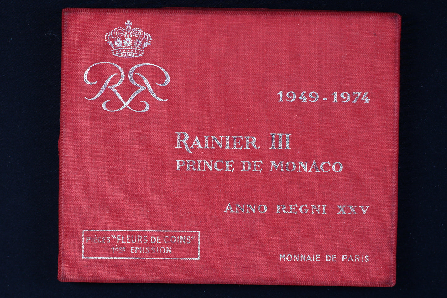 Monaco 1974 25th Anniversary Coin Set B574