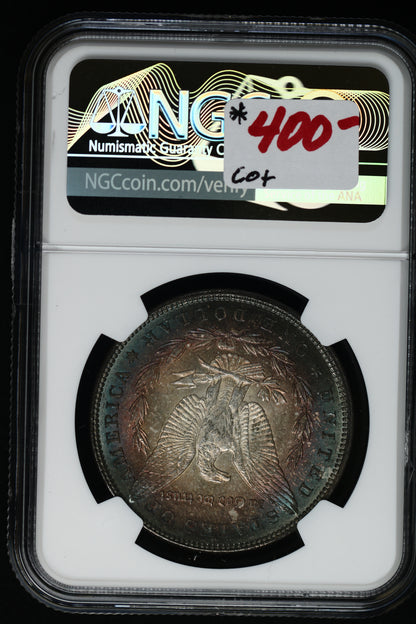 US 1887 Morgan Silver Dollar MS-65 NCG 'Nicely Toned' S840