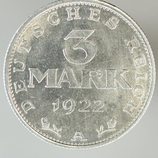 Germany 1922 A 3 Mark A3587