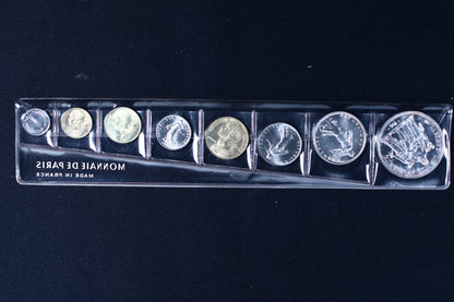 France 1966 Monnaie de Paris "Fleurs de Coins" coin set. B578