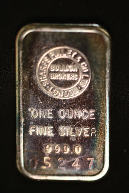 Sharps Pixley & Co. London Silver Bullion 05247 A3507