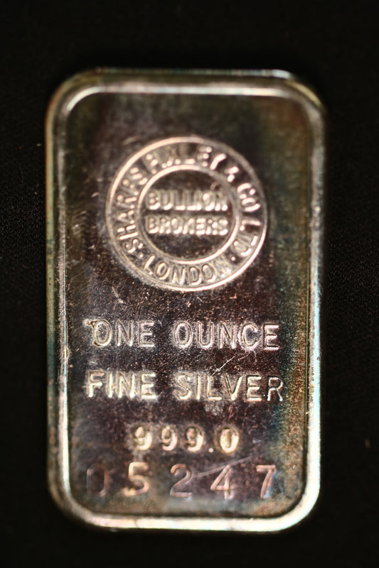 Sharps Pixley & Co. London Silver Bullion 05247 A3507