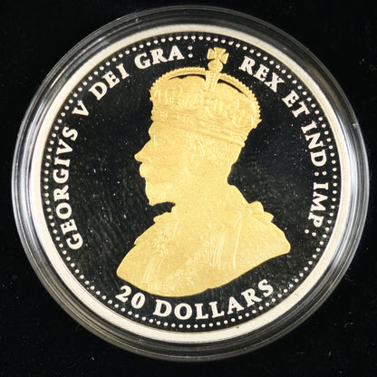 Canada 2015 $20 pure silver coin commemorating the Battle of Neuve-Chapelle. C020