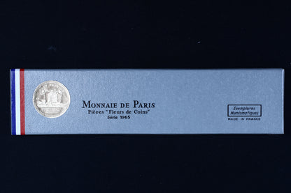 France 1965 Monnaie de Paris "Fleurs de Coins" coin set B579