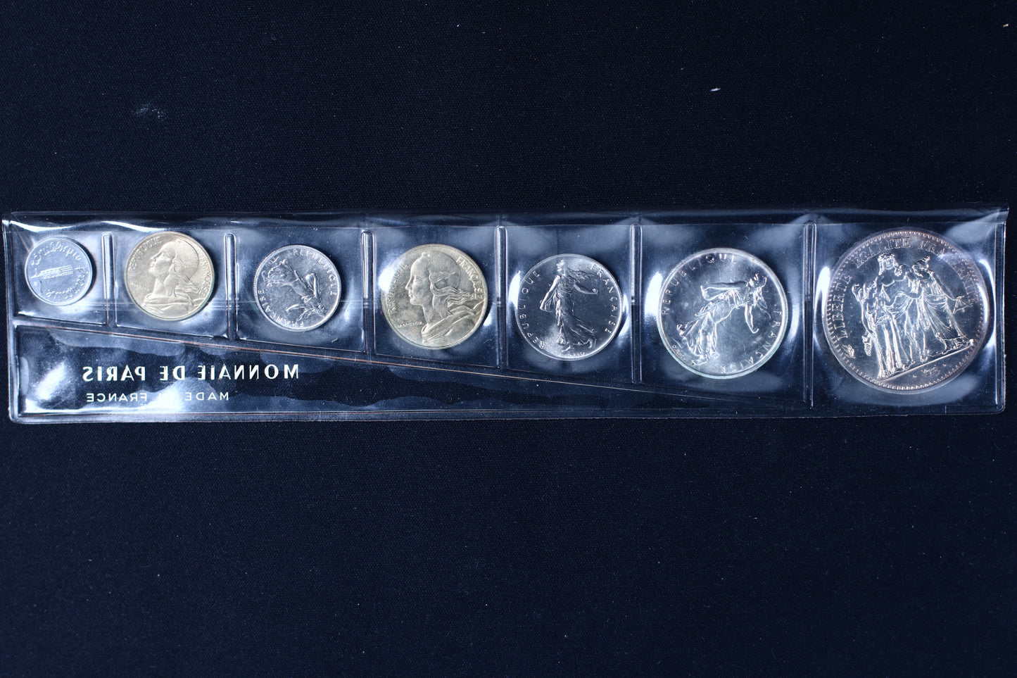 France 1965 Monnaie de Paris "Fleurs de Coins" coin set B579