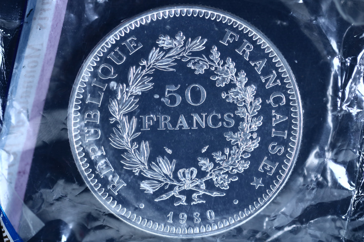 France 1980 9pc. Piedfort Set B780