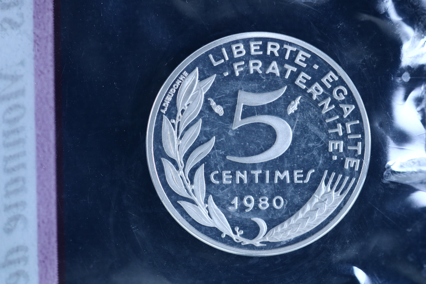 France 1980 9pc. Piedfort Set B780