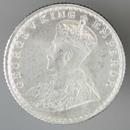 India British 1918 C 1/4 Rupee A3599