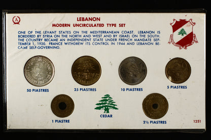 Lebanon Modern Uncirculated Type Set B263