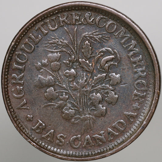 Lower Canada Montreal Quebec "Bouquet Sou" Token A3629