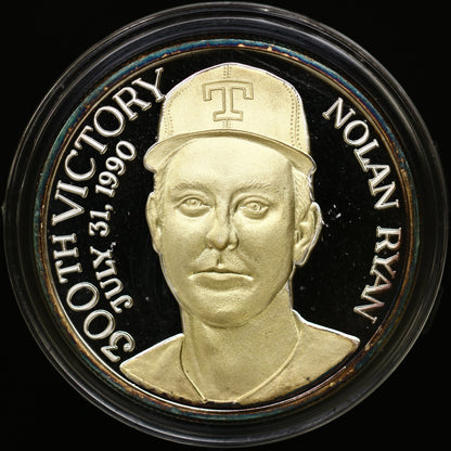 RARE!! 1993 Nolan Ryan Tribute Collection 19/324 .999 Silver C024