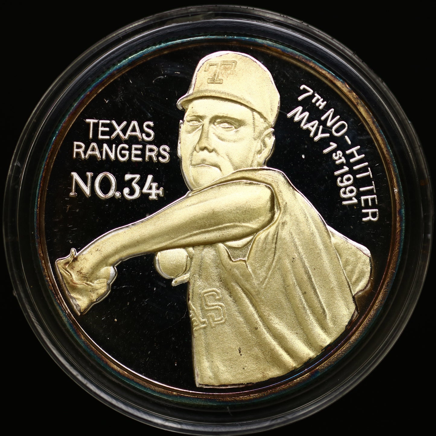 RARE!! 1993 Nolan Ryan Tribute Collection 19/324 .999 Silver C024