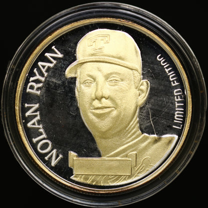 RARE!! 1993 Nolan Ryan Tribute Collection 19/324 .999 Silver C024