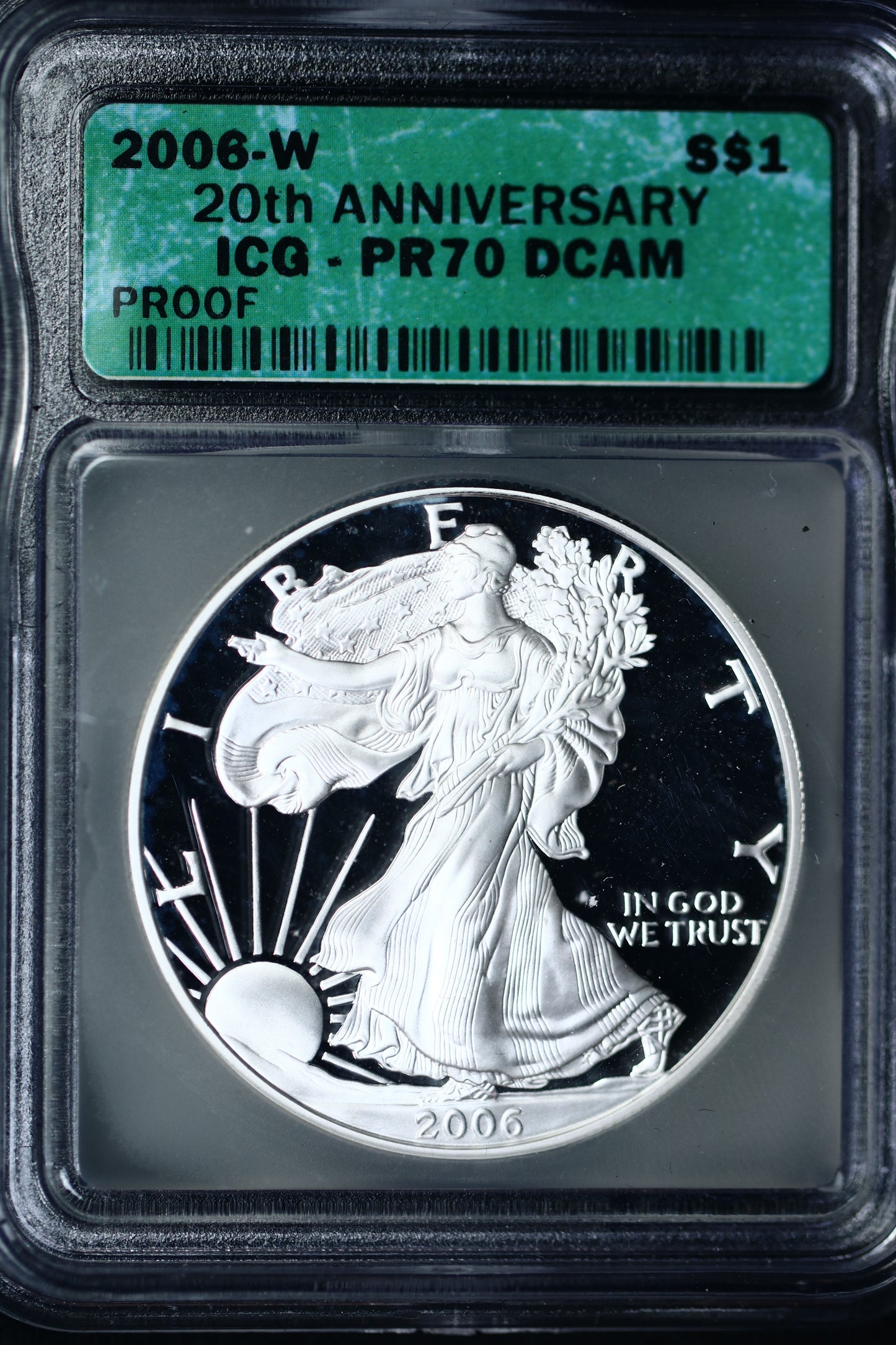 United States 2006 W 20th Anniversary American Eagle Satin, Proof, Reverse Proof Set P787