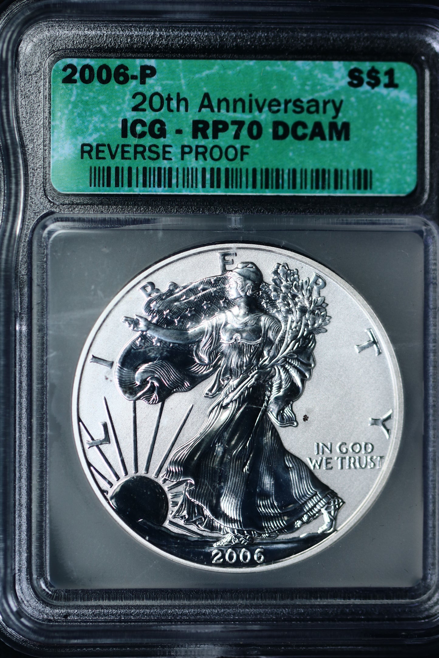 United States 2006 W 20th Anniversary American Eagle Satin, Proof, Reverse Proof Set P787