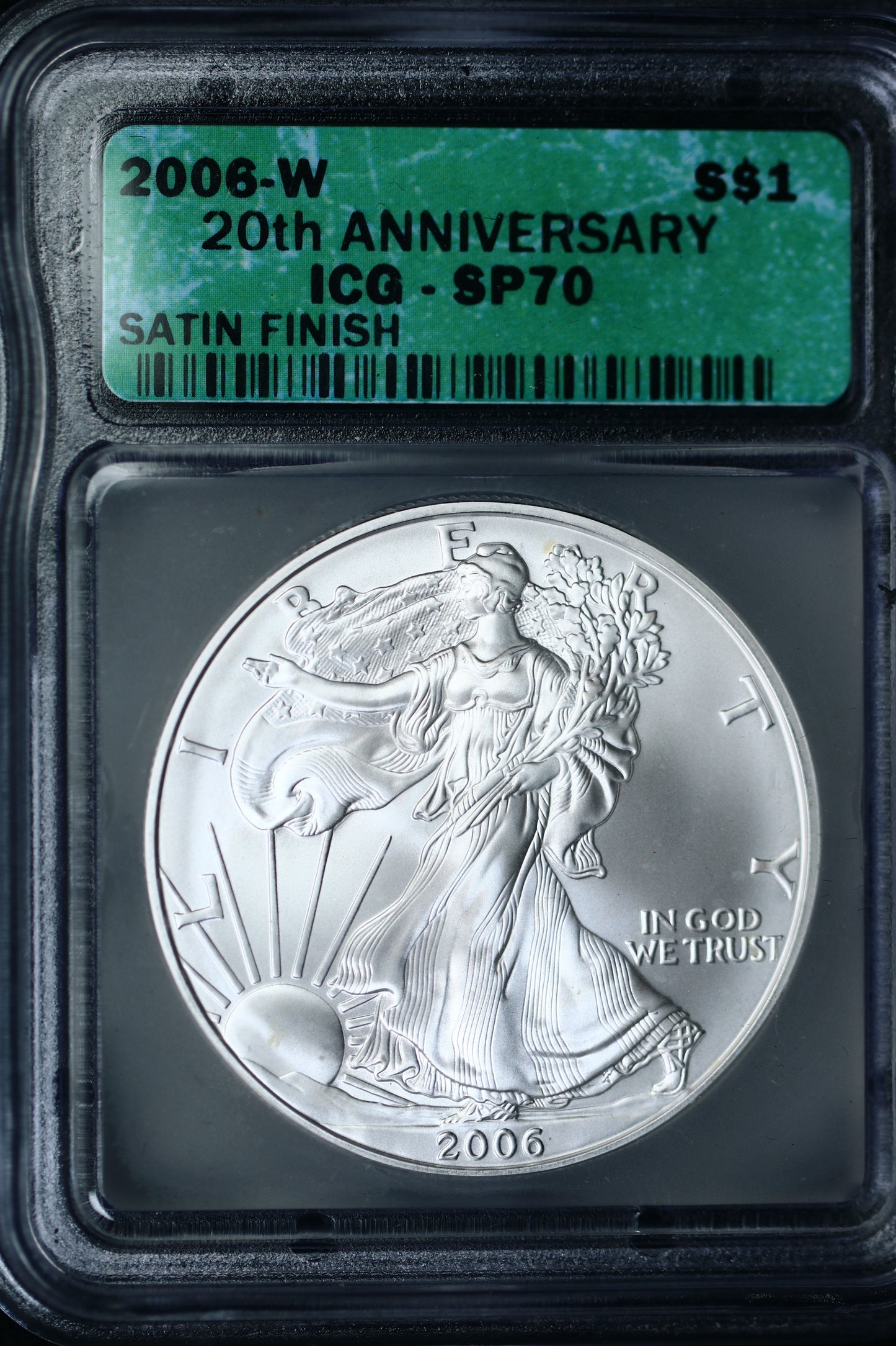 United States 2006 W 20th Anniversary American Eagle Satin, Proof, Reverse Proof Set P787