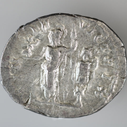 Roman Imperial 198 AD Caracalla Denarius A3615