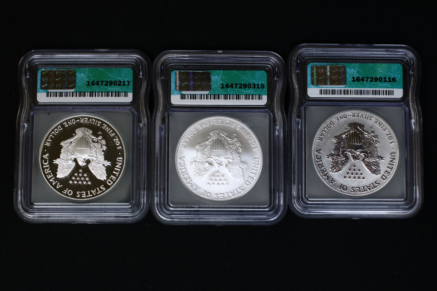 United States 2006 W 20th Anniversary Satin, Proof, Reverse Proof Set P786