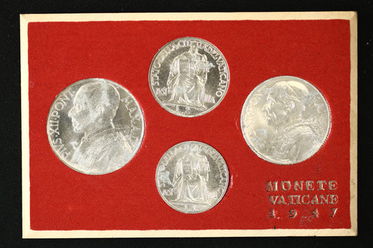 Vatican City 1947 Mint Set Featuring Pope Pius XII B467
